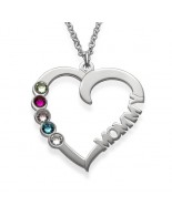 Personalized Birthstone Necklace JEWJONE101431